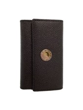 BVLGARI Key Case BLK Men's