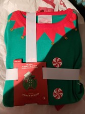 Target Wonderland Kids Family Pajamas 2 Piece Set Elf Size 4