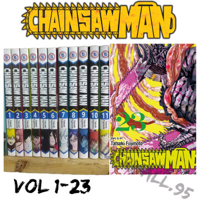 Chainsaw man Vol 1-23 Manga English Full Set Comic Books New by
