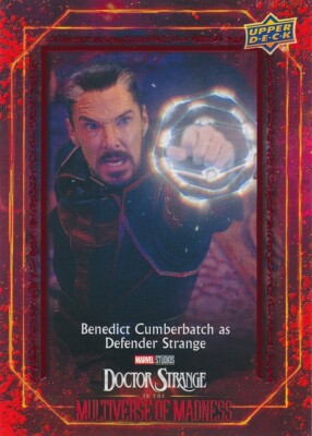 E-20 BENEDICT CUMBERBATCH DEFENDER 2023  Doctor Strange Multiverse ENSEMBLE RED