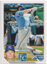 2023 Topps #557 Nate Eaton RC Kansas City Royals