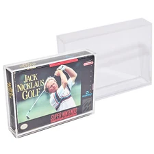 Acrylic Display Case for N64 & SNES Super Nintendo Boxes Premium UV Protection