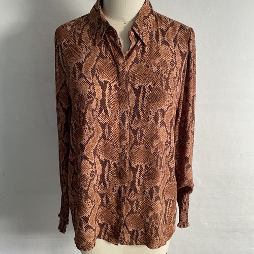NWT Express Brown Snakeskin Print 