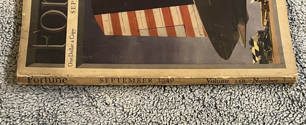 Fortune Magazine September 1940 Volume XXII Number 3 Vintage | eBay