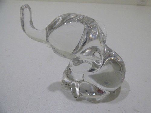 Lenox Fine Crystal Elephant Figurine 4"