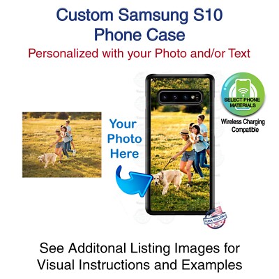 Personalized Image Selfie Photo Picture Custom Phone Case Cover for Samsung S10