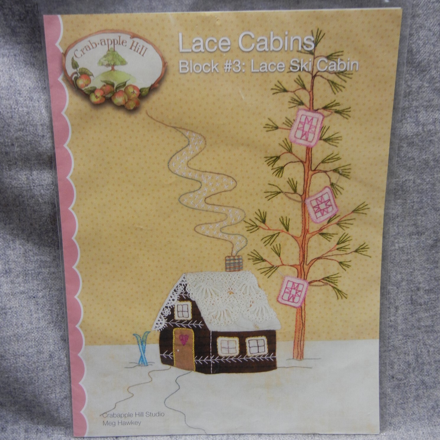 Lace Cabins Quilt Blocks 16 + Assembly Instructions Crabapple Hill