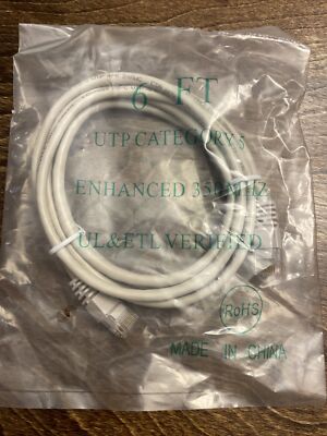 6' UTP Cat 5 cable Enhanced 350 MHZ | eBay