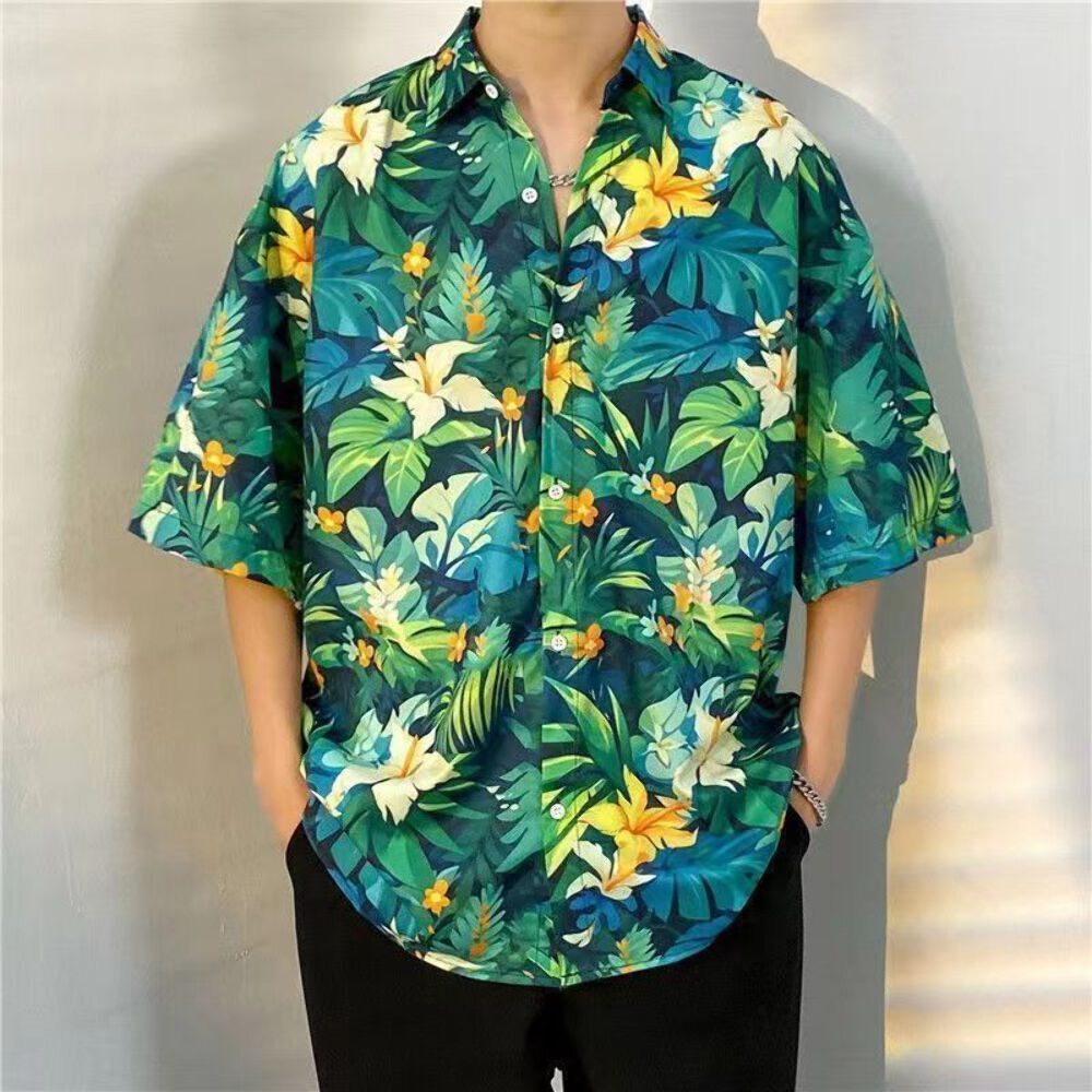 Men's Retro 3D Printed Short Sleeve T-Shirt in Multiple Colors and Sizes for Cas