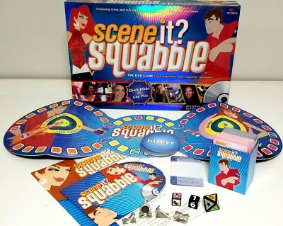 Scene It Squabble DVD Trivia Game Movie TV Music Complete