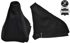 SCHWARZ FADEN SCHALTSACK HANDBREMSMANSCHTE LEDER F?R HONDA CIVIC DEL SOL 92-97