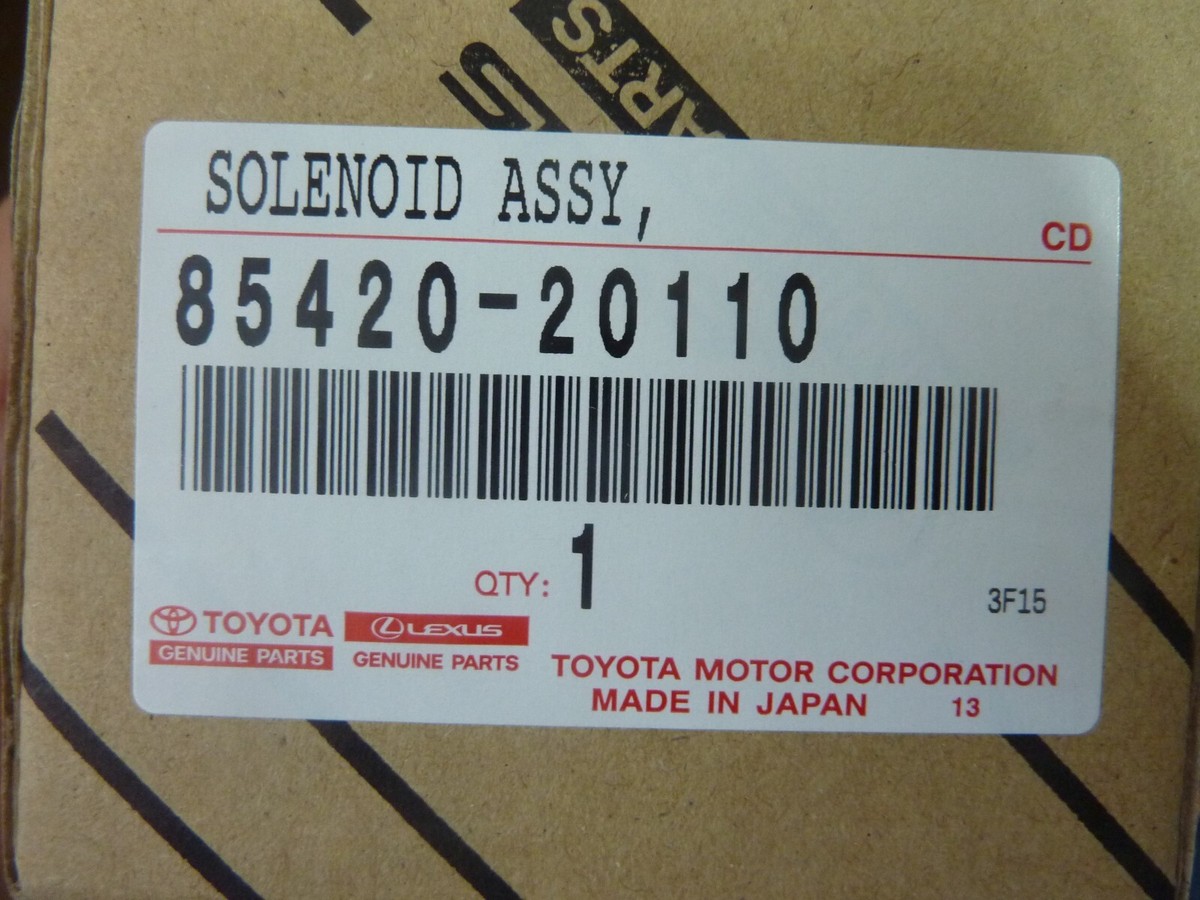 しおん様 GENUINE TOYOTA, TRANSMISSION SOLENOID 85420-20110, CAMRY
