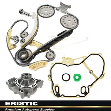 Fits 00-11 GM 2.0L 2.2L 2.4L L4 DOHC Ecotec Timing Chain w/ Gasket & Water Pump