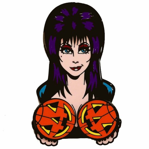 Kreepsville 666 Elvira Spinnkürbisse Herrin der Dunklen Emaillenadel BEESP
