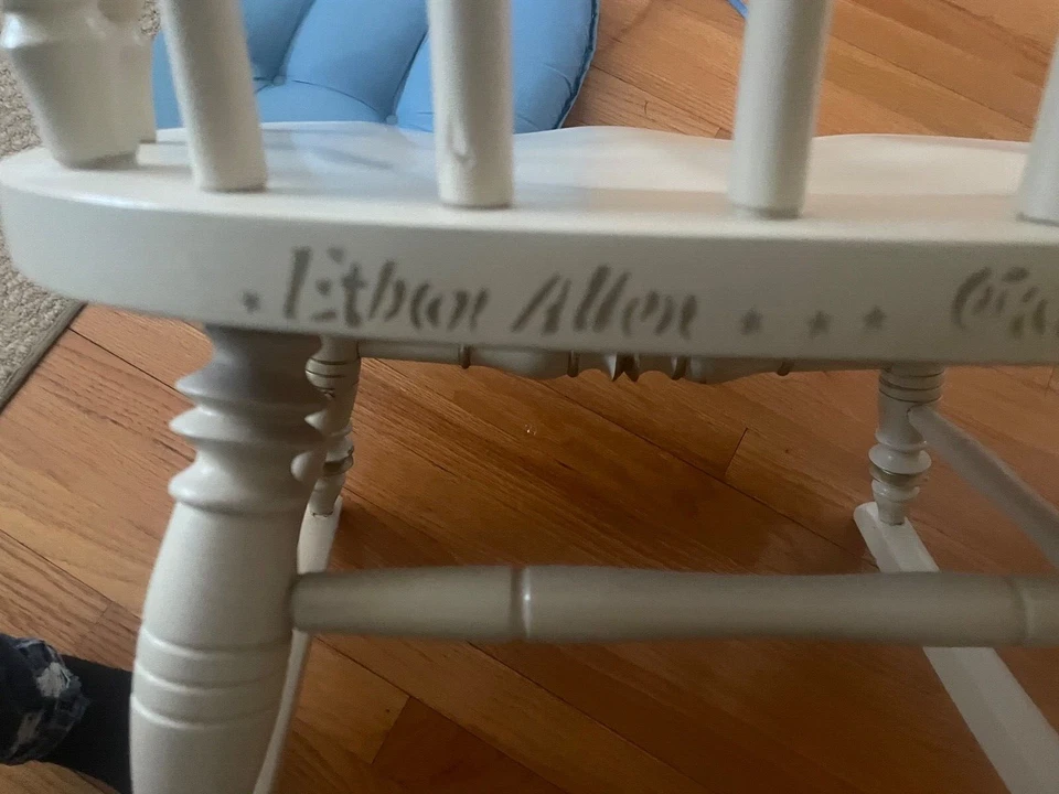 Hermosa mecedora/BARNSTABLE Mid Century Ethan Allen Cape Cod Foto 3 de 3