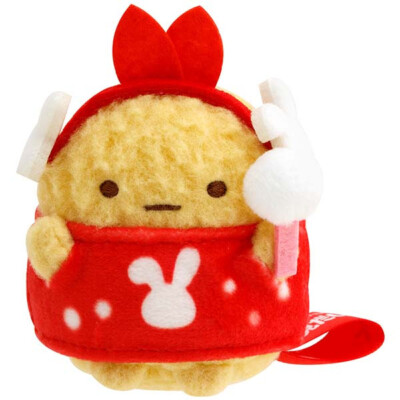 Sumikkogurashi x Yukimi Daifuku Tenori Plush Toy Ebifurai no Shippo San-X JP LTD