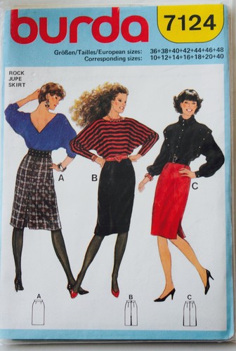 U PICK! Vtg BURDA Sew Pattern ~ Misses & PLUS SIZE SKIRTS ~ UC - Picture 9 of 36