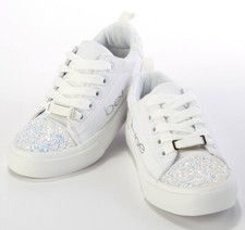 Brand new white sparkles Bebe sneakers size 3