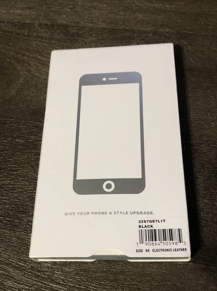 Funda Michael Kors 7 Cuero Negra Tachonada iPhone Nueva Foto 3 de 4