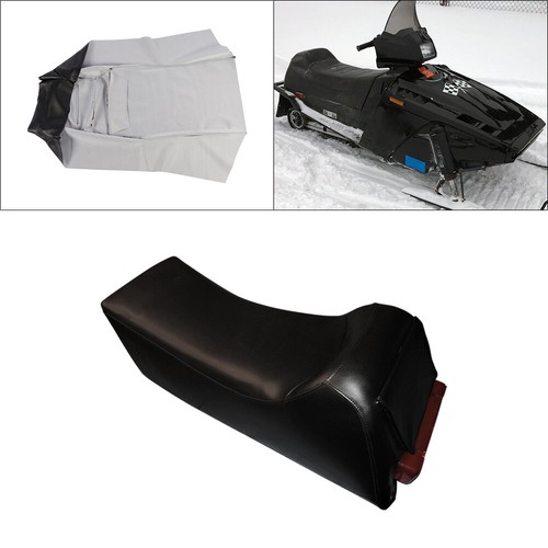 Black Synthetic Leather Seat Cover For Yamaha Phazer (1984-1989) - Exact Fit Replacement