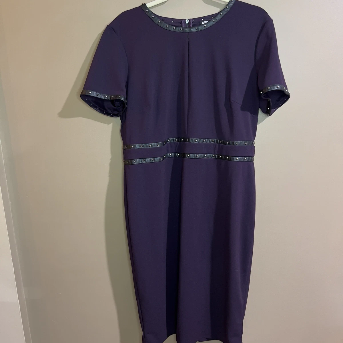 Karl lagerfeld purple clearance dress