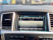 Crystal Clear Screen Protector for 2016 Mercedes Benz GL350 Vehicle Navigation