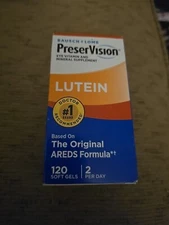 Bausch & Lomb PreserVision AREDS Lutein Eye Softgels - 120 Count (Y58)