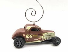 1933 Ford Coupe Roadster Car Custom Christmas Ornament 1:64 Diecast Brown