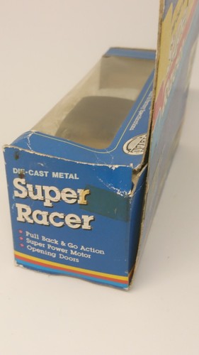 3x Coches Super Racer Vintage Diecast Metal En Caja Original. Acción Pull Back & Go - Imagen 4 de 17