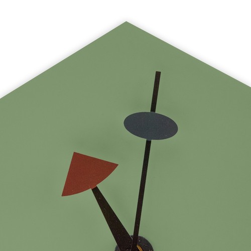 LeisureMod Manchester Modern Design Hexagon Shaped Silent Non-Ticking Wall Clock - Picture 8 of 11
