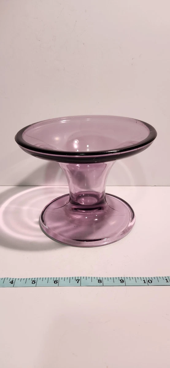 Glass Purple Collectible 1900-1919 Time Period Manufactured Vases