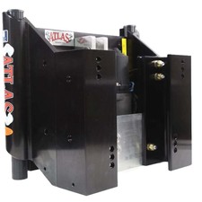 T-h Marine Atlas 4" Set Back Hydraulic Jack Plate - Heavy Duty Black [ahj-4vhd-b