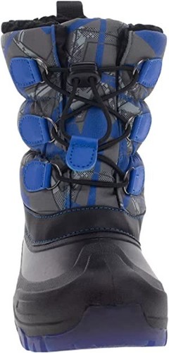 MEMBER'S MARK Boy 11/12 Snow Boots Blue Camo 10° Rated Water Resistant Lined NEW - Picture 9 of 11
