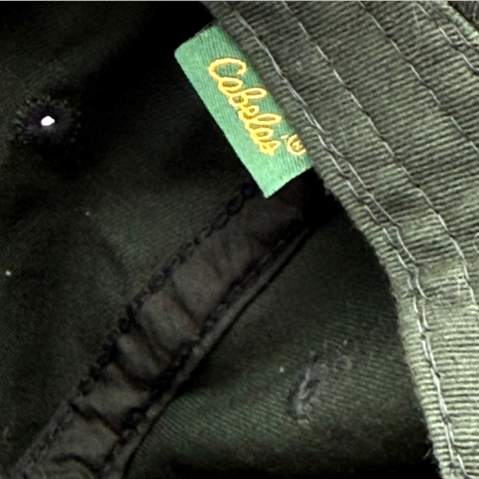 Cabelas Green Adjustable Strapback Hat Cotton Emb… - image 6