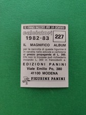 FIGURINA ALBUM CALCIATORI PANINI 1981-82 N 254 FALCAO ROMA NEW RARA