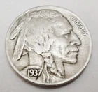 1937 P INDIAN HEAD "BUFFALO" NICKEL   *XF - EXTREMELY FINE*   **FREE SHIPPING**