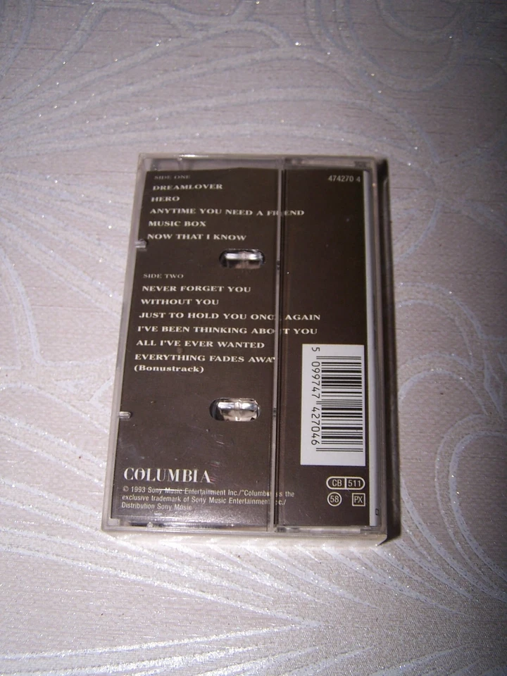 Maria Carey - Music box Cassette VGC 1993 Columbia records - Image 3 of 4