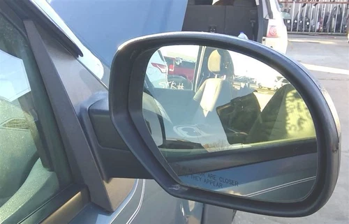 07 2008 09-14 GMC Sierra 2500 RH Passenger Side View Mirror in Black (Textured)