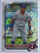 2022 Bowman Chrome Prospects Speckle Refractors #BCP62 Jose Rodriguez Ser #/299