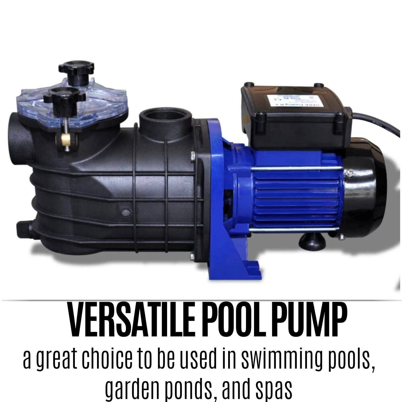 vidaXL Swimming Pool Pump Electric 500W Blue Garden Pond Spa w