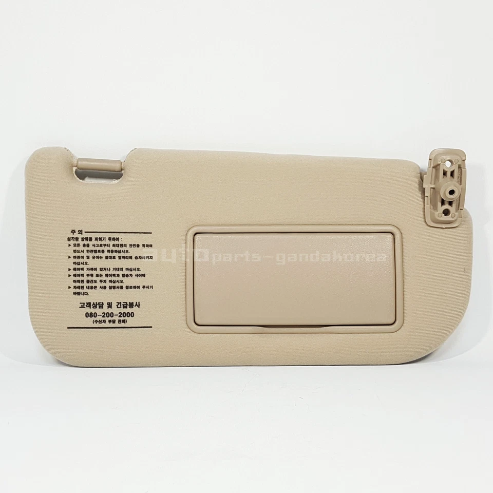 Genuine 852011F210EZ Sun Visor Inside Right RH Beige KIA Sportage 2005-2010 - Image 4 of 4