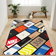 Sneaker Rug, Area rug, Sneakers Rug, Sneaker Gift, Sneakers Gift
