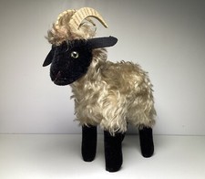 Vintage 1960 s Steiff Snucki Mohair Ram Tall 8 1/2 in Mountain Goat /Sheep