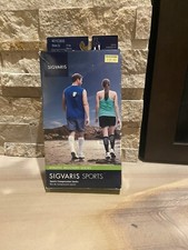 SIGVARIS Men's  Women's Small 401 Athletic Recovery Calf High Socks 15-20mmHg