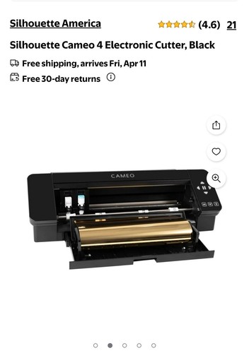 silhouette cameo 4 black new box opened never took out - Picture 6 of 6