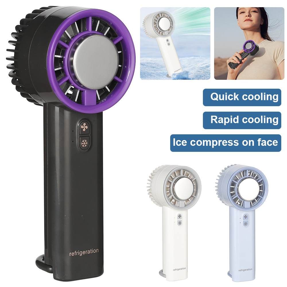 Usb Rechargeable Mini Hand-Held Fan Portable Folding Desk Fan Cooler Cooling UK