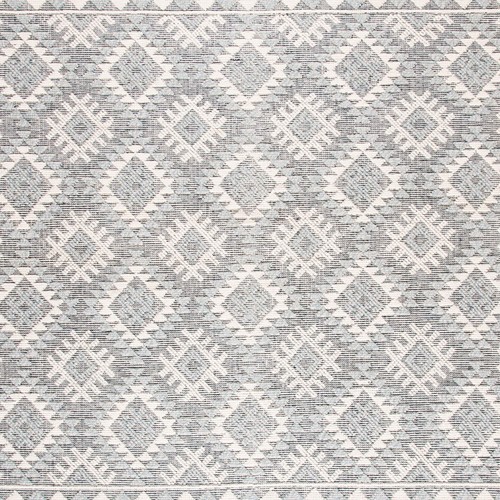 Natura Collection Area Rug - 8' x 10', Cream & Aqua, Handmade Diamond Wool, I... - Picture 6 of 8