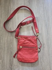 The SAK red small crossbody bag