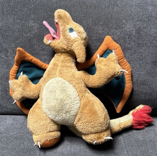 Vintage 1999 Nintendo Pokemon 13”Charizard Plush Stuffed Toy Rare
