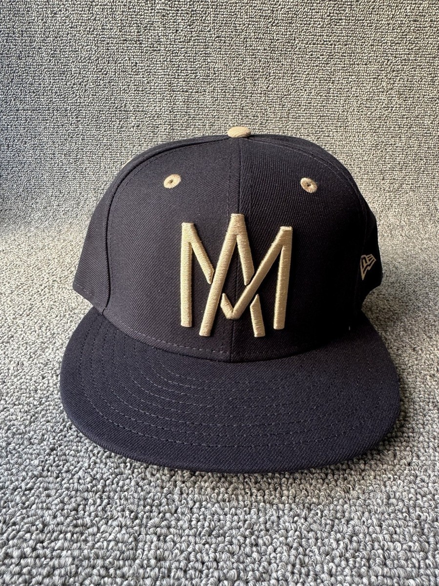 New Era Mexico Baseball 59FIFTY Fitted Hat Navy Khaki 7 3 4